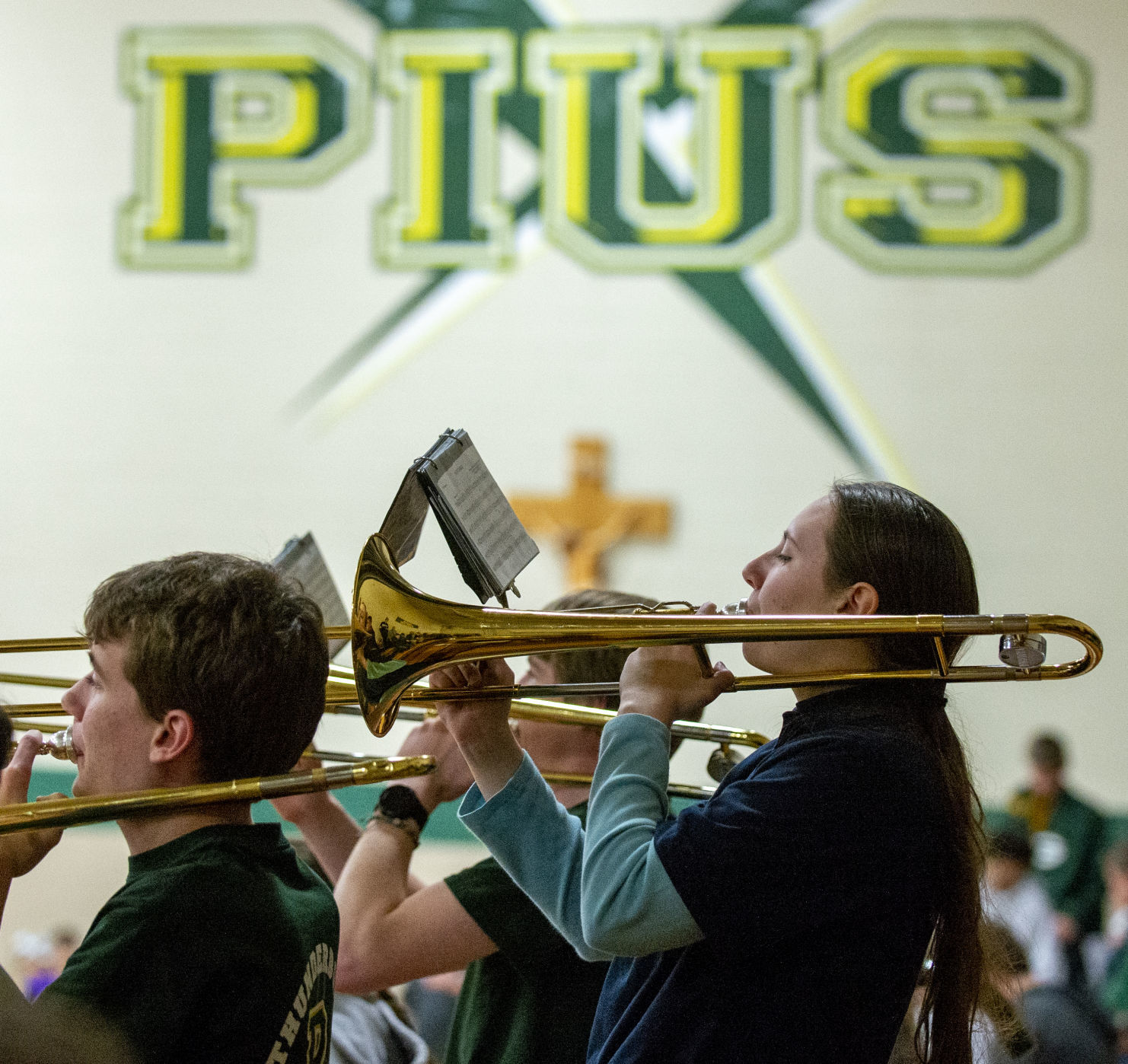 Bellevue West vs. Lincoln Pius X Basketball, 1.16